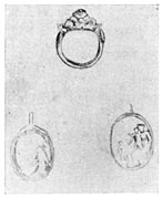 Jewelry of earliest Moro converts found by Father Sanchez and Rizal.