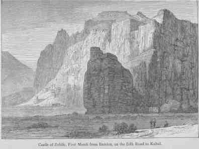 Castle of Zohk, First March from Bamian,
on the Irk Road to Kabul.