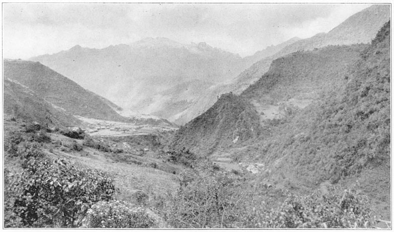 Pucyura and the Hill of Rosaspata in the Vilcabamba Valley