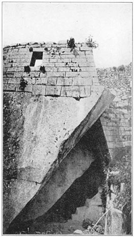 Temple over Cave at Machu Picchu Suggested by the Author as the Probable Site of Tampu-Tocco