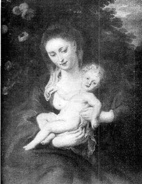 MOTHER AND CHILD. RUBENS (FLEMISH: BORN 1577; DIED 1640).