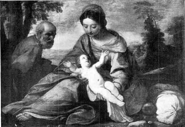 THE REPOSE OF THE HOLY FAMILY. CANTARINI (ITALIAN: BORN 1612; DIED 1648).