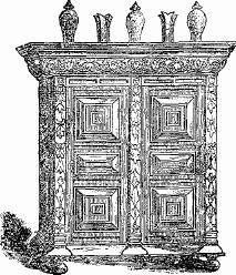 Carved Oak Flemish Armoire