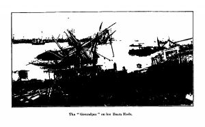 The "Govindpur" on her Beam Ends.