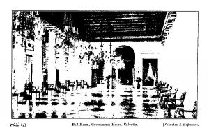 Ball Room, Government House, Calcutta.