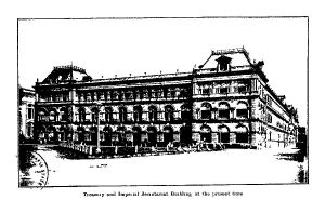 Treasury and Imperial Secretariat Building at the present time