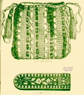 No. 23. LADY'S RETICULE, No. 24. SPECTACLE CASE  