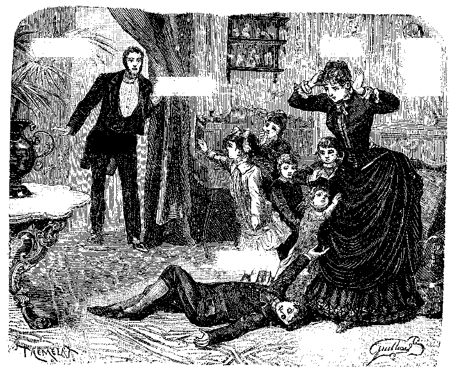 Daar lag haar zoon op den rug uitgestrekt. Daar lag haar zoon op den rug uitgestrekt.