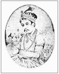 AKBAR, EMPEROR OF INDIA. From Noer's Kaiser Akbar, (Frontispiece to Vol. II).