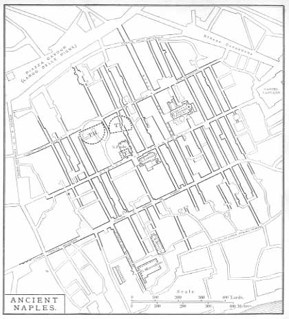 FIG. 20. NAPLES. ADAPTED FROM A PLAN OF 1865