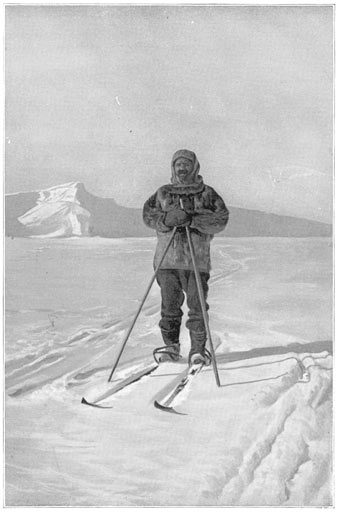 Lindström op zijn ski.