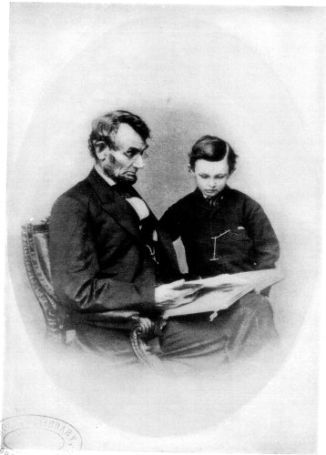 LINCOLN AND HIS SON THOMAS, FAMILIARLY KNOWN AS quot;TAD."