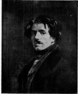 DELACROIX. FROM A PORTRAIT PAINTED BY HIMSELF IN 1837.