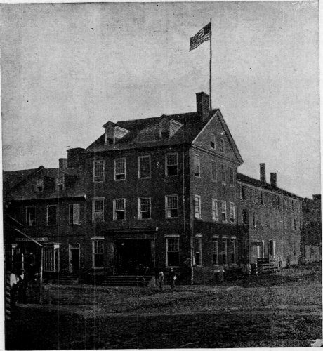 THE MARSHALL HOUSE, ALEXANDRIA, VIRGINIA, IN WHICH COLONEL ELLSWORTH WAS KILLED.