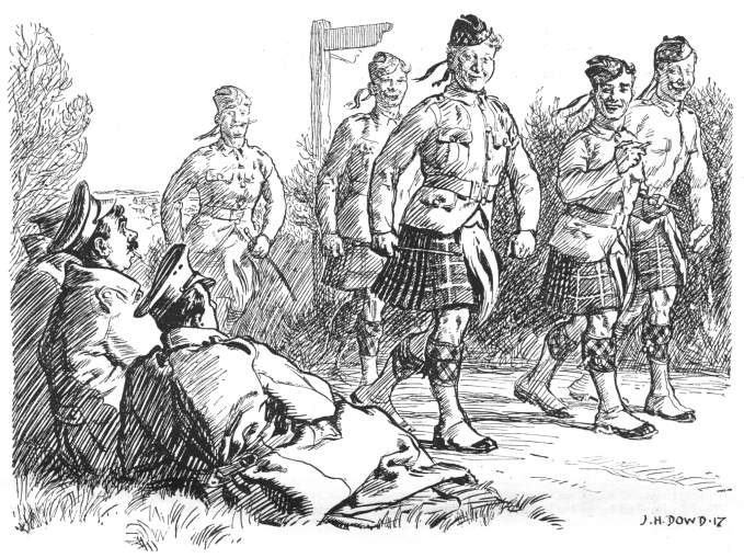 Distractions of camp life.