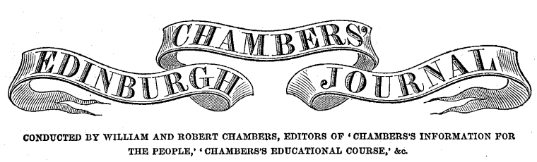Banner: Chambers' Edinburgh Journal