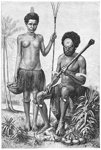 Bewoners van de Fidji-eilanden.