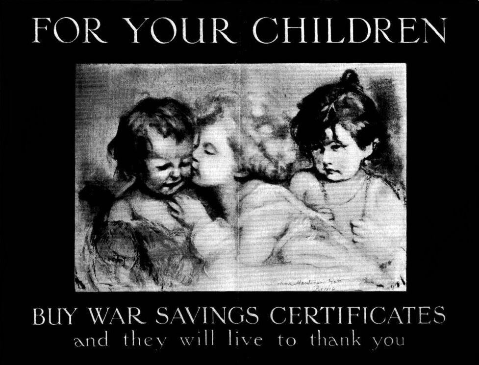 ONE OF THE POSTERS RECENTLY ISSUED BY THE NATIONAL WAR SAVINGS COMMITTEE