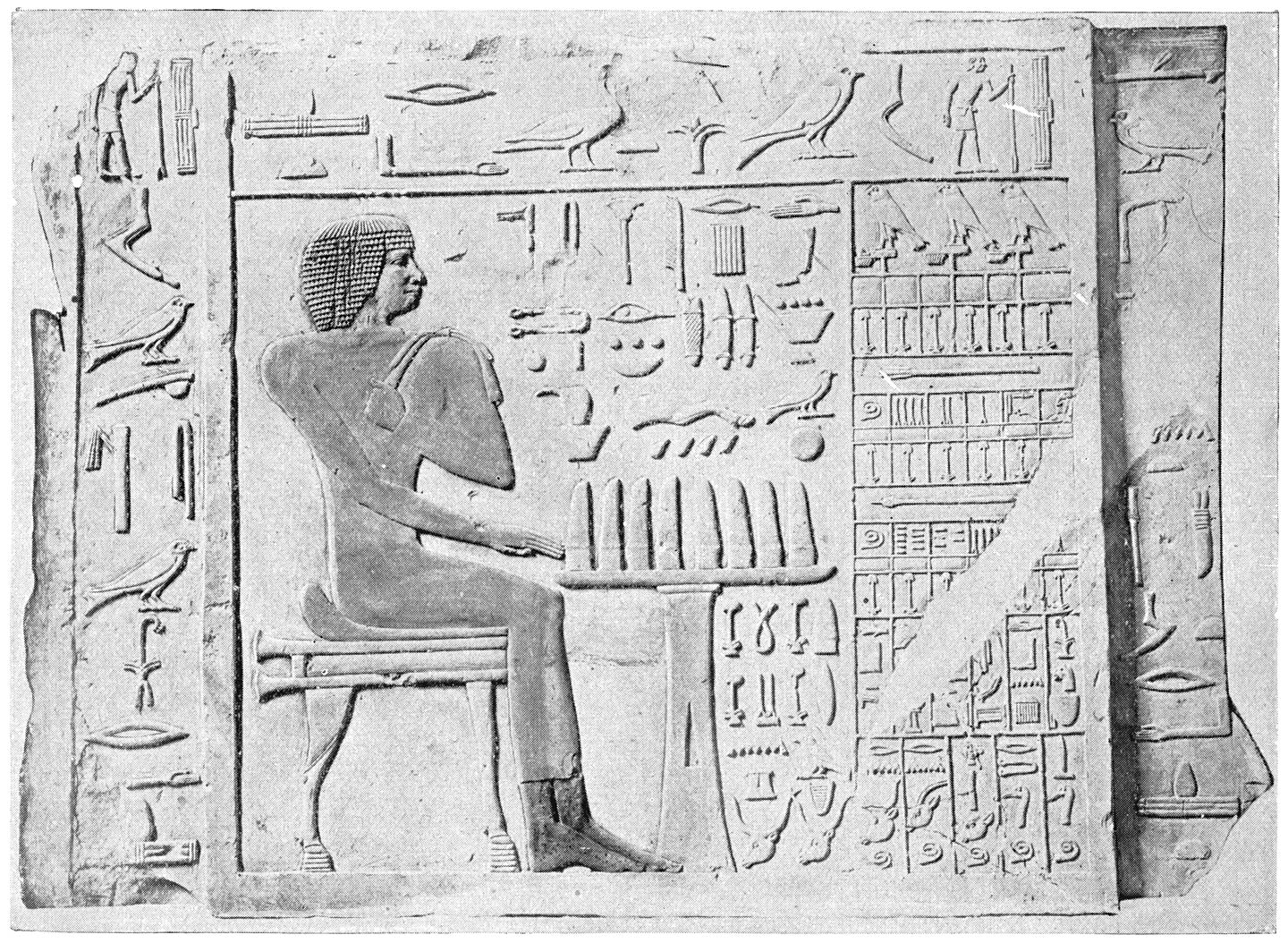 Rāhetep. Een Priester. (IVe of Ve Dynastie).