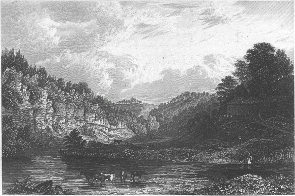 TYRONE'S BED, NEAR ROCHDALE.  Drawn by G. Pickering. Engraved by Edw^d Finden