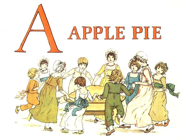 A APPLE PIE✽ By KATE GREENAWAY The Project Gutenberg eBook of A Apple Pie, by Kate Greenaway