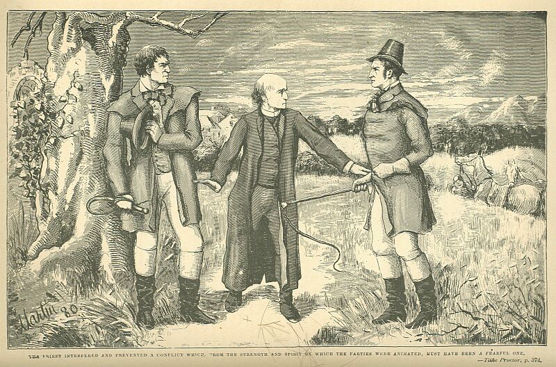 Page 374-- the Priest Interfered, and Prevented A Conflict