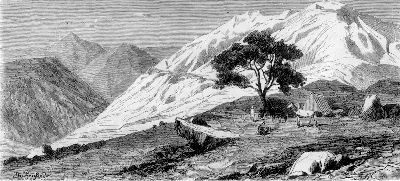 Road Across The Djurjura At Mount Tirourda.