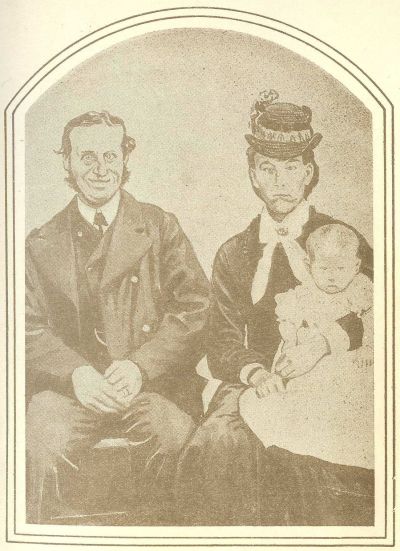 Them's ma's cousin Peter and his wife and baby, down t' Beardstown.