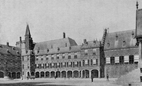 Rakennus Haagissa, missä ensimäisen rauhankonferenssin neuvottelut pidettiin.