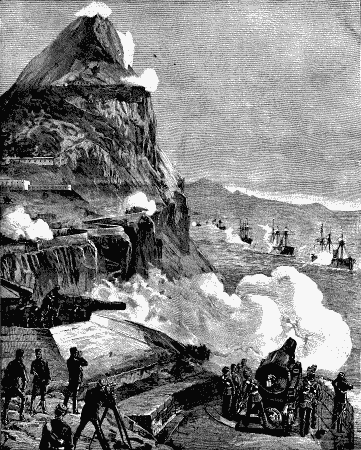 THE DEFENSE OF GIBRALTAR—EXPERIMENTAL NAVAL AND MILITARY OPERATIONS.