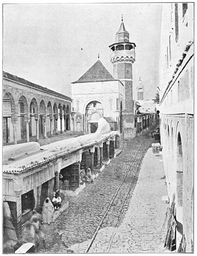 De moskee Becquia in Tunis.