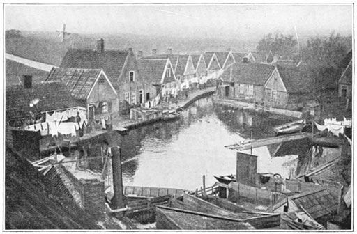 Het dorp Volendam.