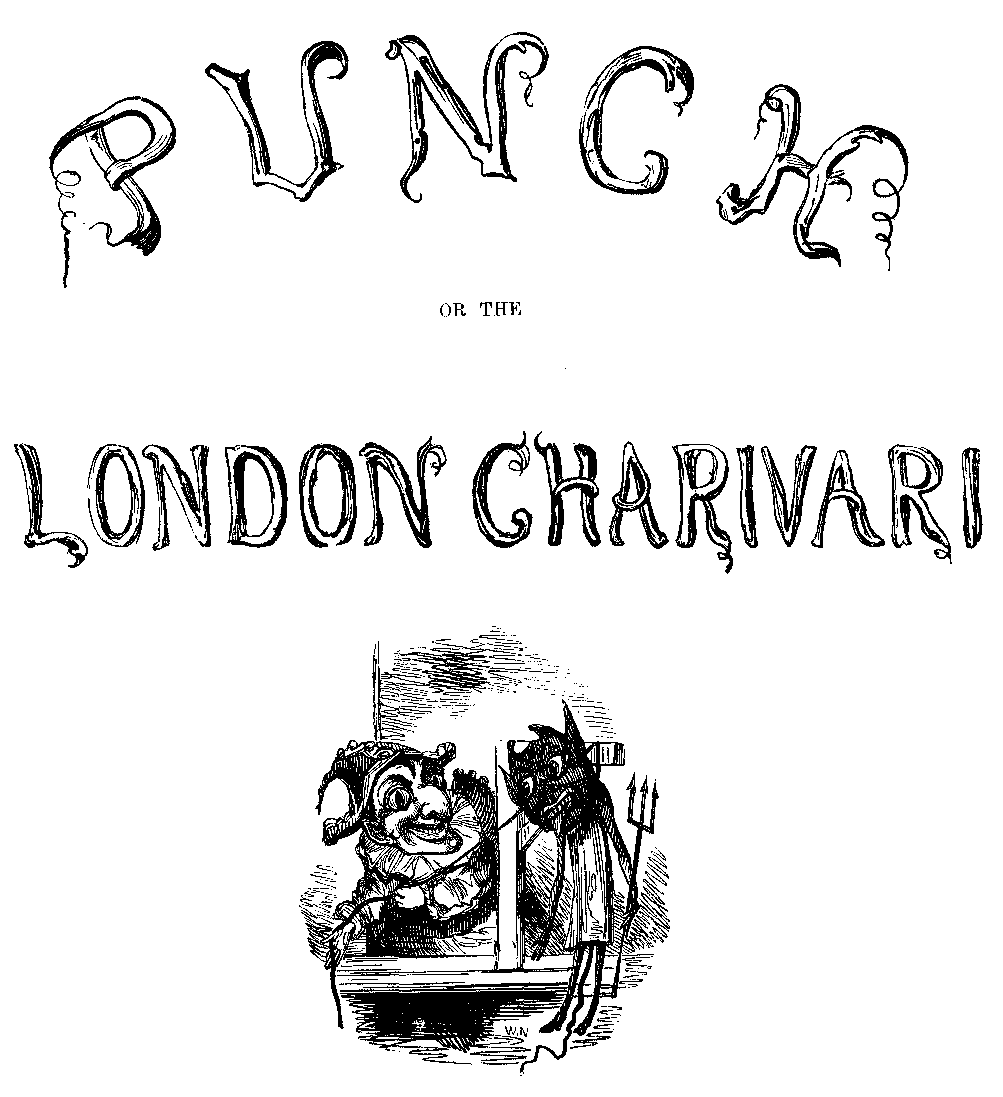 Punch, or the London Charivari. Volume the First, July-December, 1841.