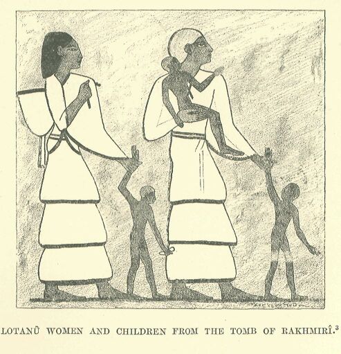 226.jpg LotanÛ Women and Children from the Tomb Of RakhmieÎ 