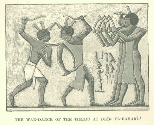 319.jpg the War-dance of The Timihu at DeÎr El-baharÎ 