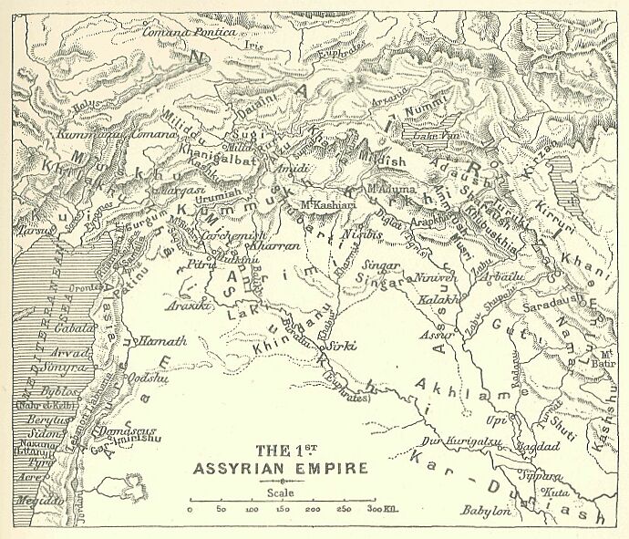 143.jpg the 1st Assyrian Empire--map