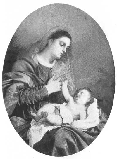 Titian.—Madonna and Saints. (Detail.)