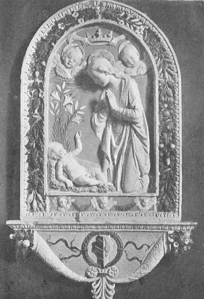 Andrea della Robbia.—Madonna in Adoration.
