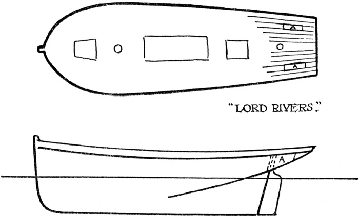 Deck Plan and Longitudinal Plan of the Lord Rivers