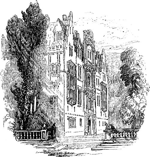 Fig. 12. Old English Mansion. 1837.