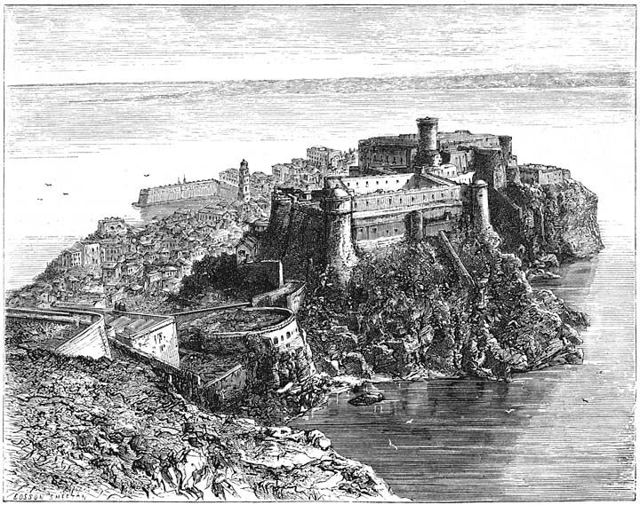 De citadel van Gaëta