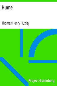 Hume(English Men of Letters Series)