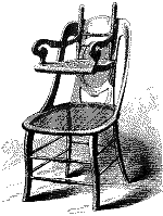Smith's infant dining chair.