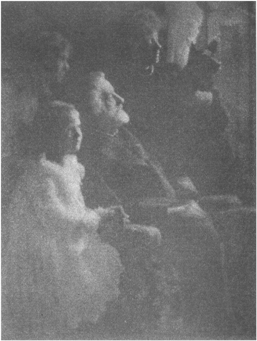 George Meredith with His Daughter and Grandchildren