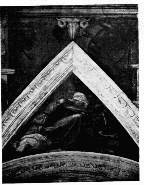 ONE OF THE ANCESTORS OF CHRIST, OVER THE WINDOW INSCRIBED "ASA" Image #34