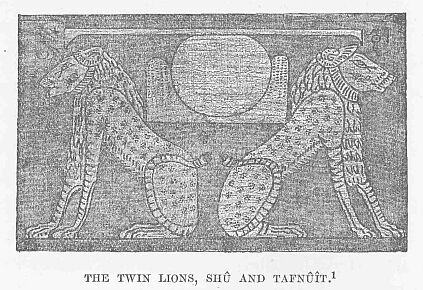 201.jpg the Twin Lions, ShÛ and TafnÛÎt. 1 