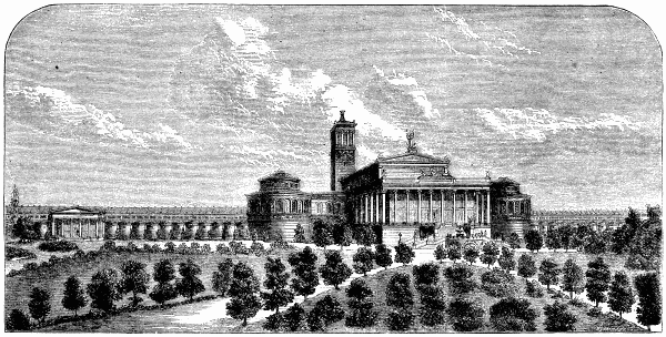 Fig. 1.—DESIGN FOR A CREMATION TEMPLE