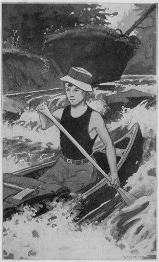 Once he had to paddle like a madman to keep from being sucked into the largest whirlpool along the course. [Page 12]