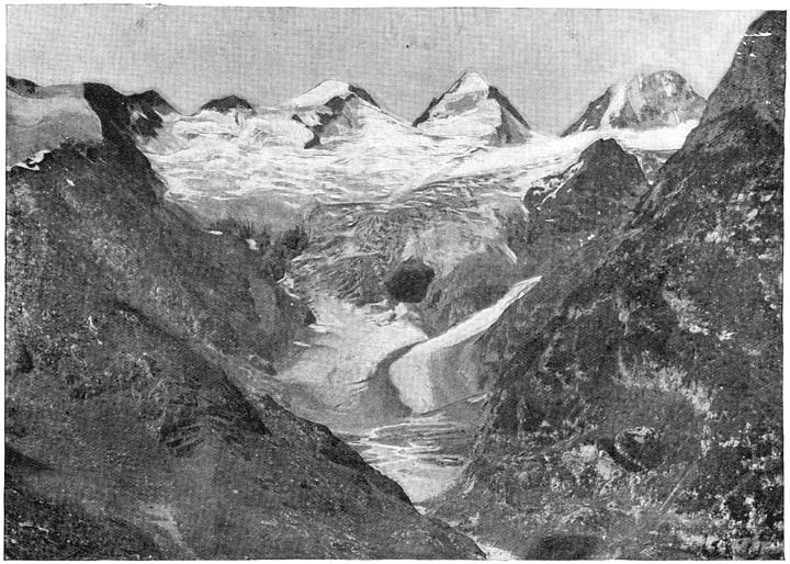 De Koh-i-Noer en zijn gletschers.