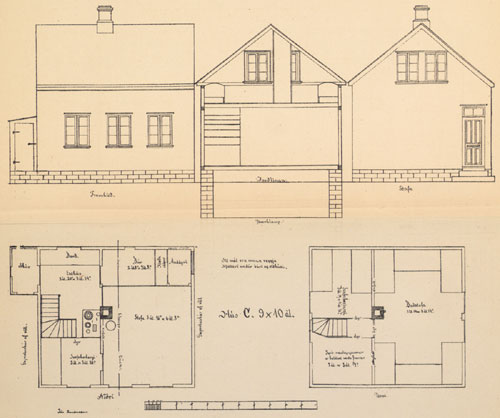 Hús C - 9×10 álnir Hús C - 9×10 álnir